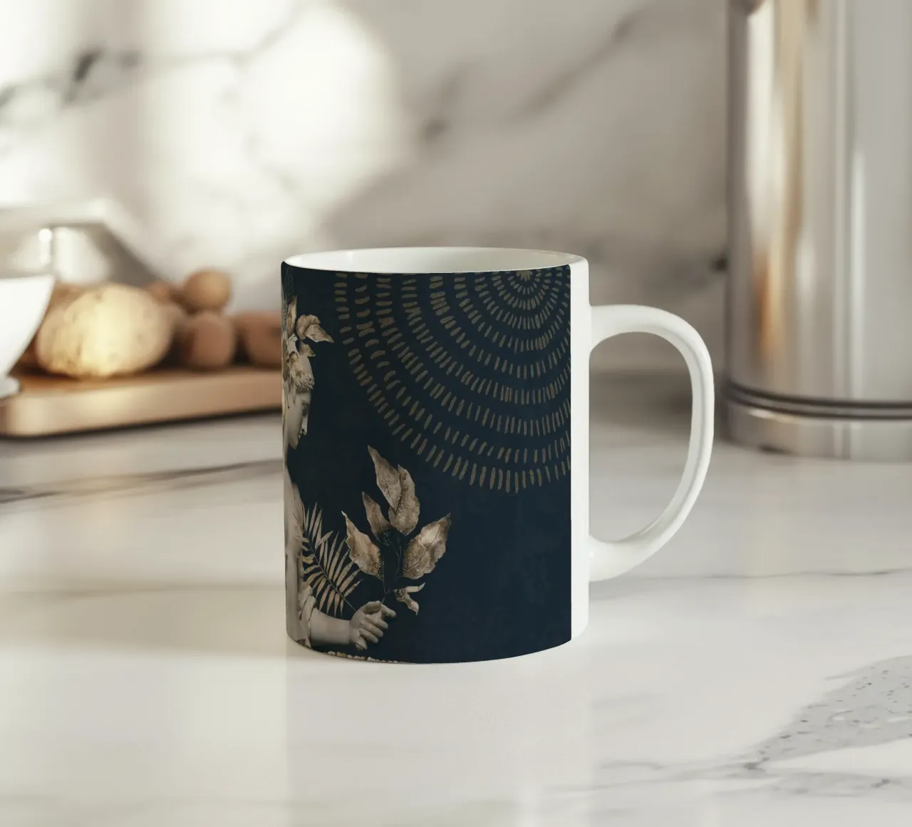 Sovranità aggraziata - Omaggio al potere femminile tazza in ceramica da Andrea Haase Vintage World