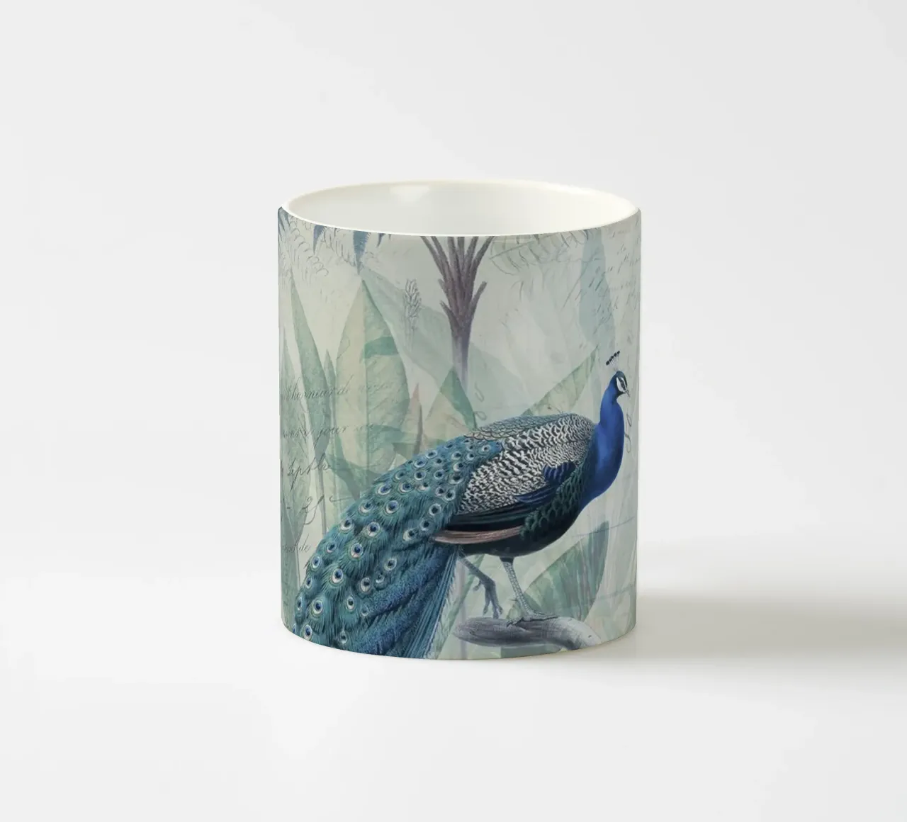 Paradiso mistico dei pavoni tazza in ceramica da Andrea Haase Vintage World