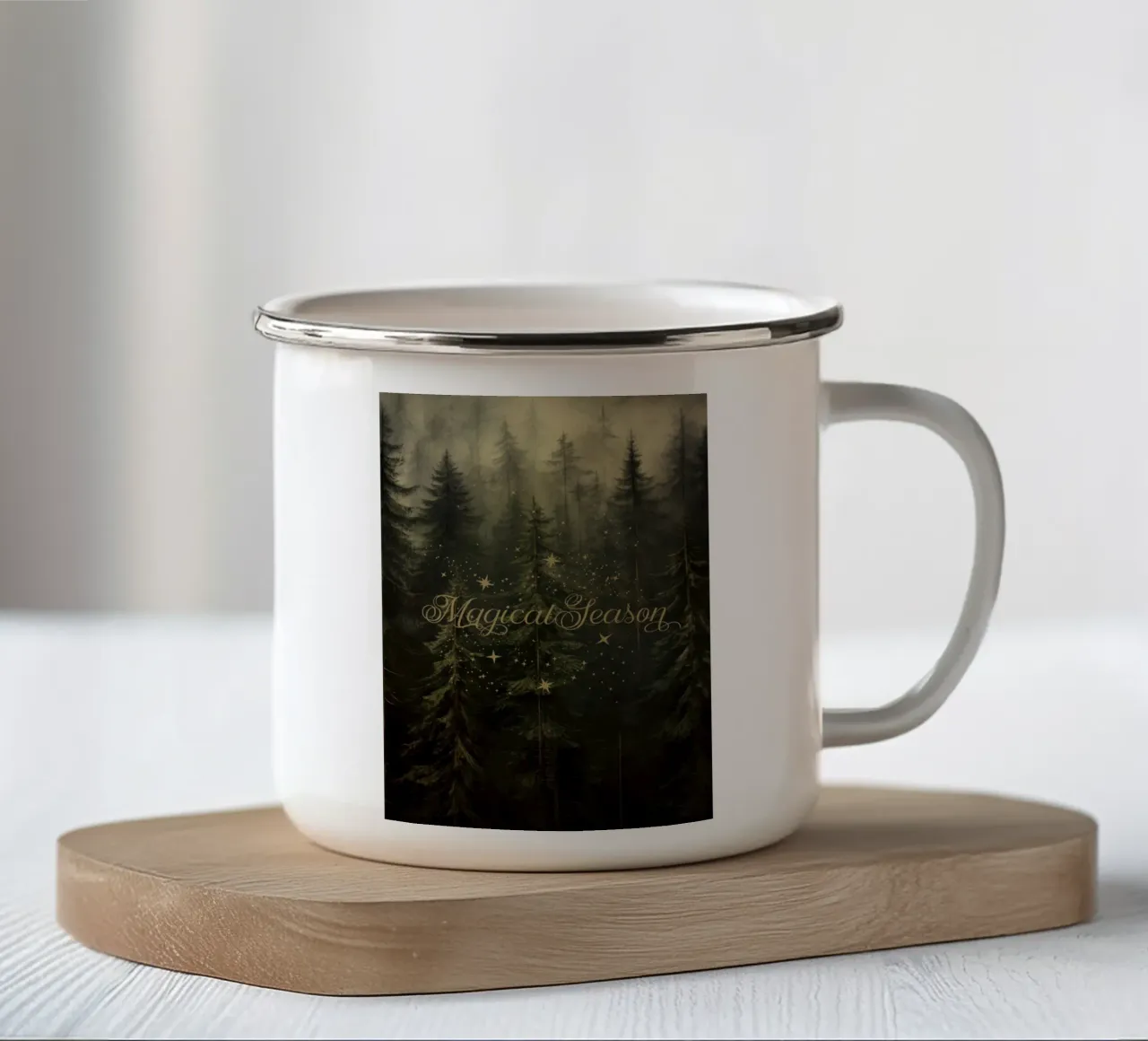 Magical Season tazza in smalto da Luna & Noctua