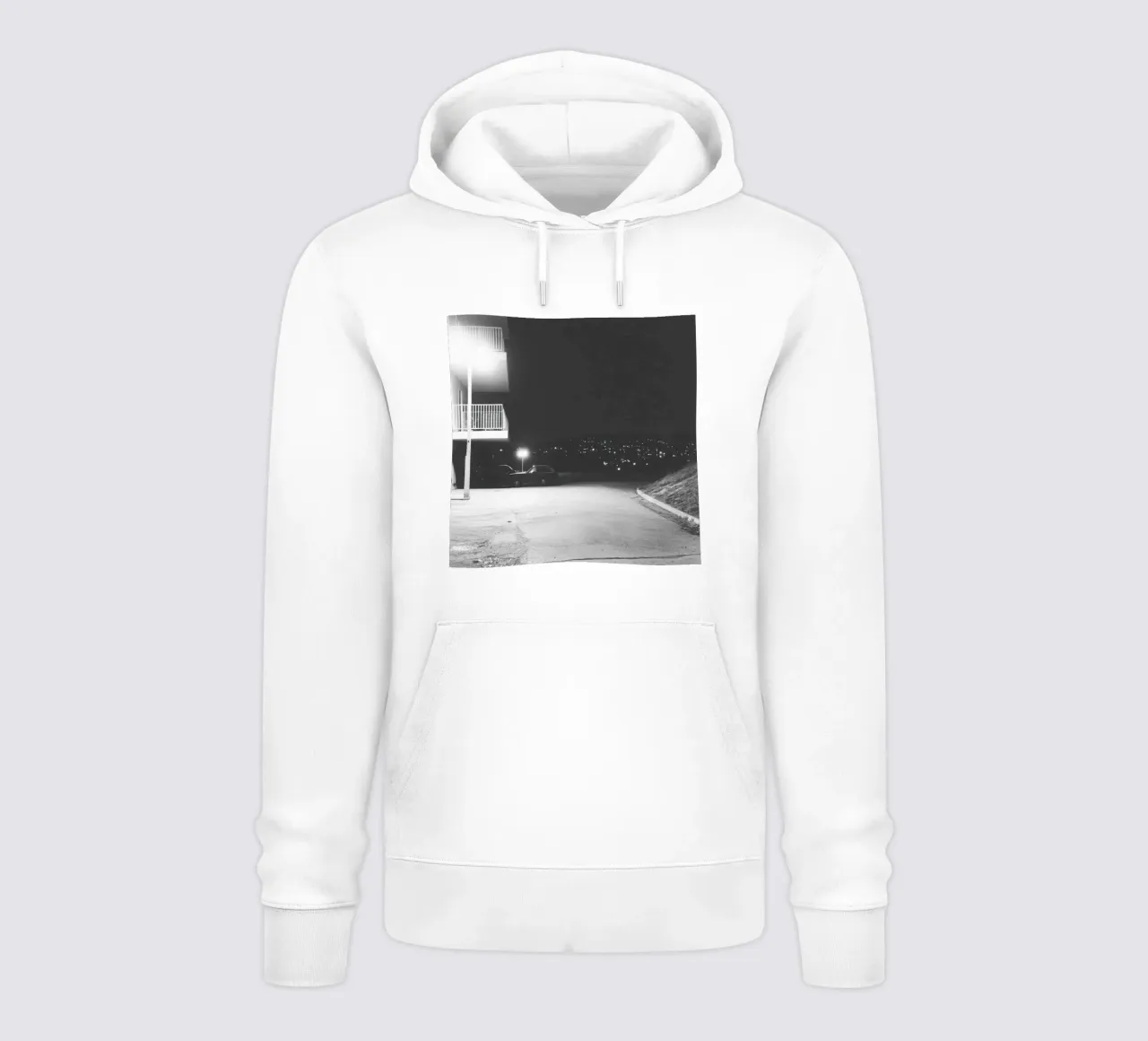 Luci notturne urbane felpa con cappuccio da Black & White