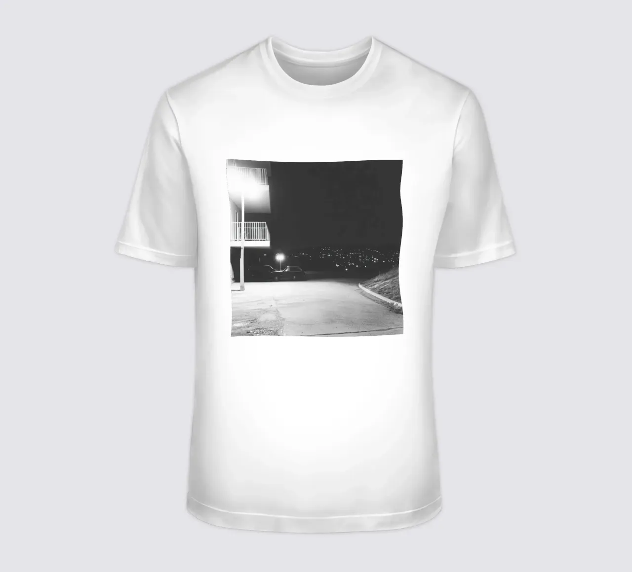 Luci notturne urbane t-shirt da Black & White