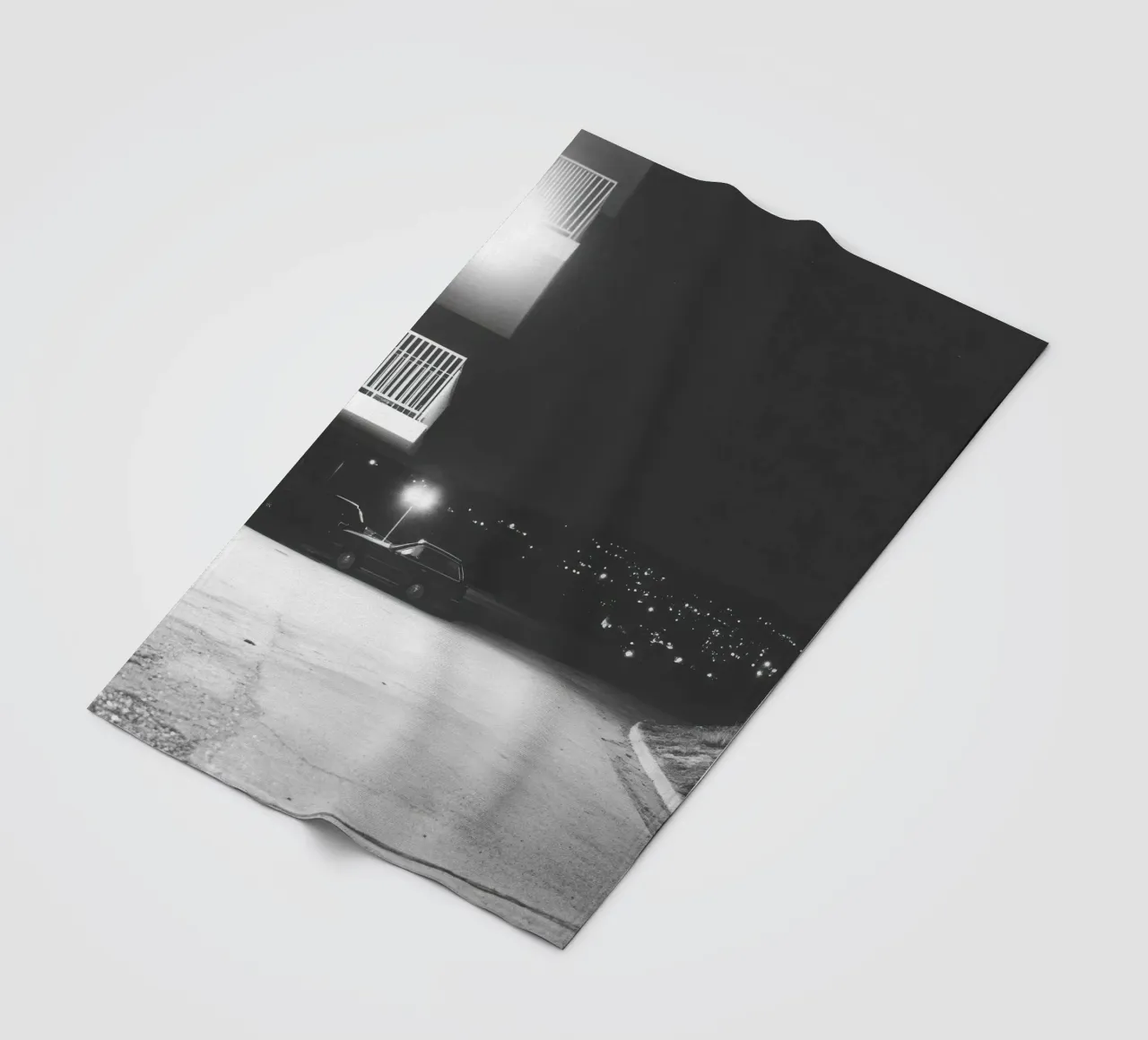 Luci notturne urbane coperta in pile da Black & White