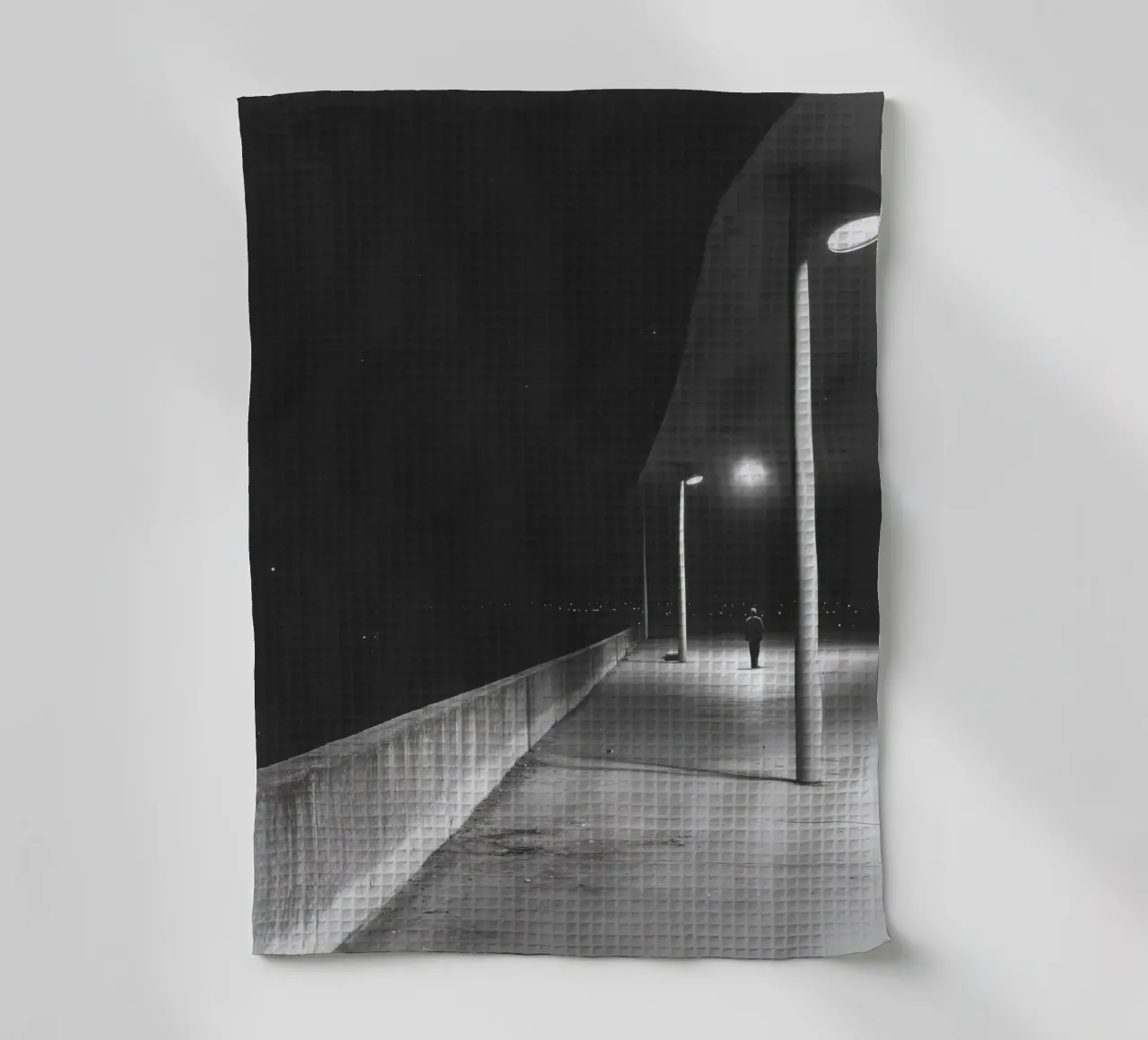 Notturno di solitudine canovaccio da cucina da Black & White
