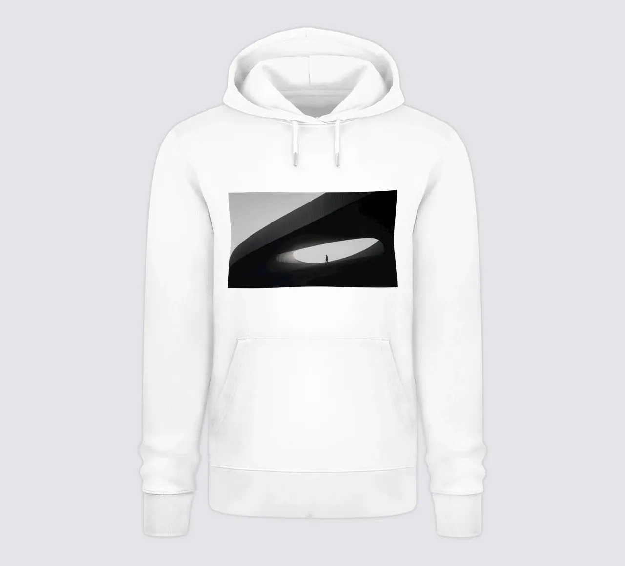 Passaggio solitario felpa con cappuccio da Black & White