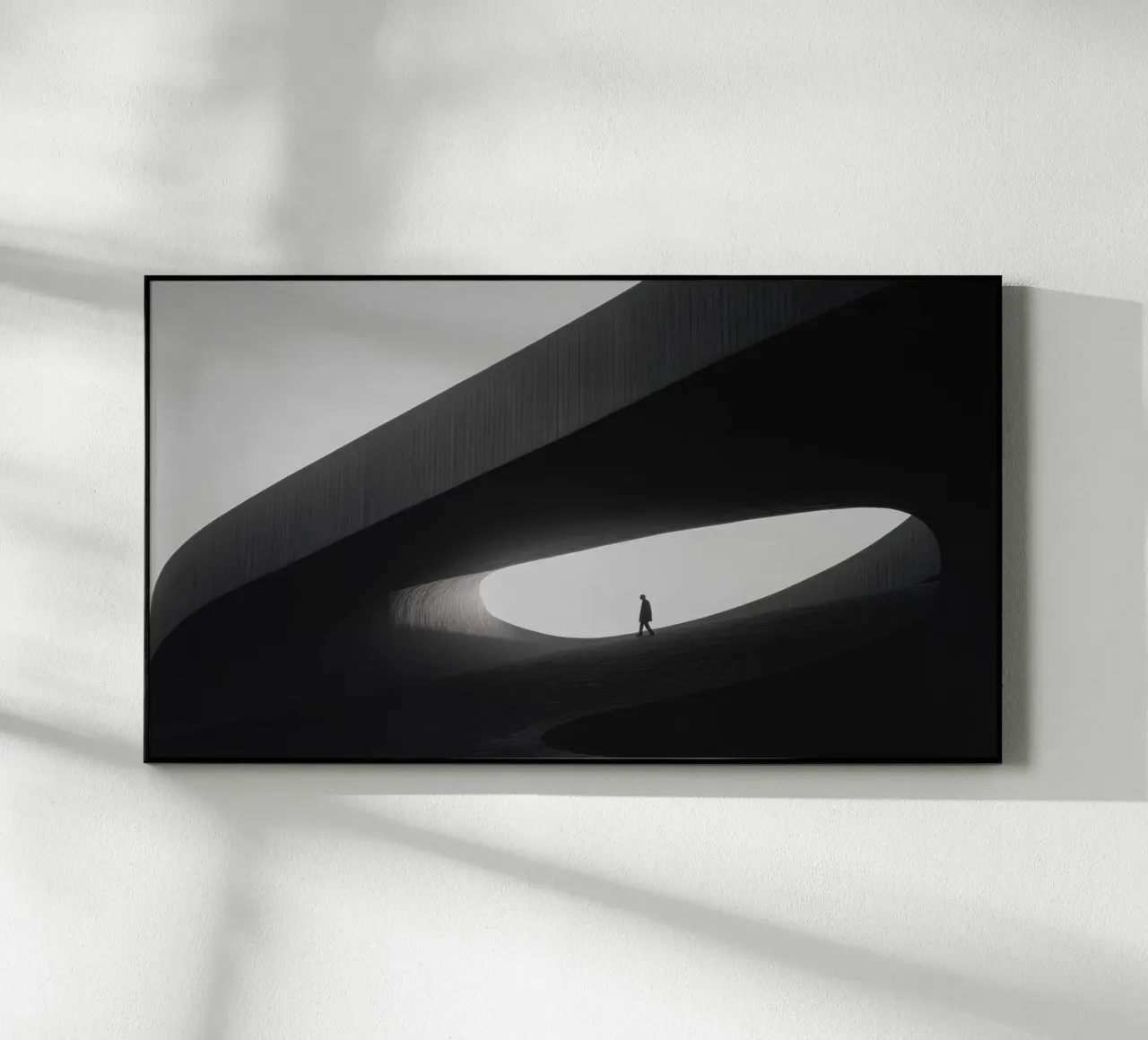 Passage solitaire plexiglas de Black & White