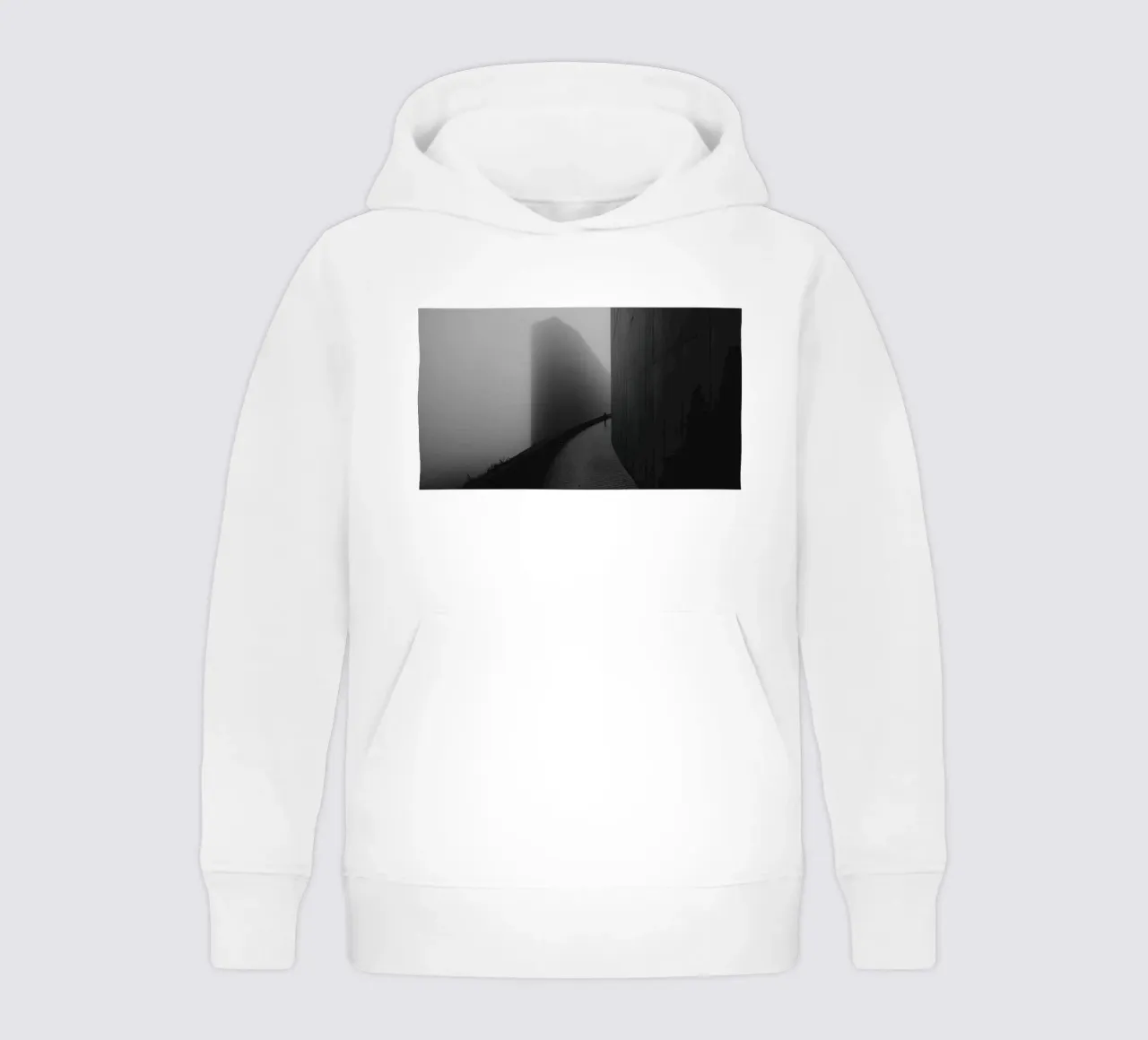 Brume architettonico felpa bambino con cappuccio da Black & White