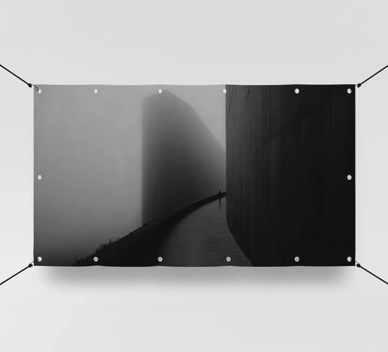 Brume architettonico telo in pvc da Black & White