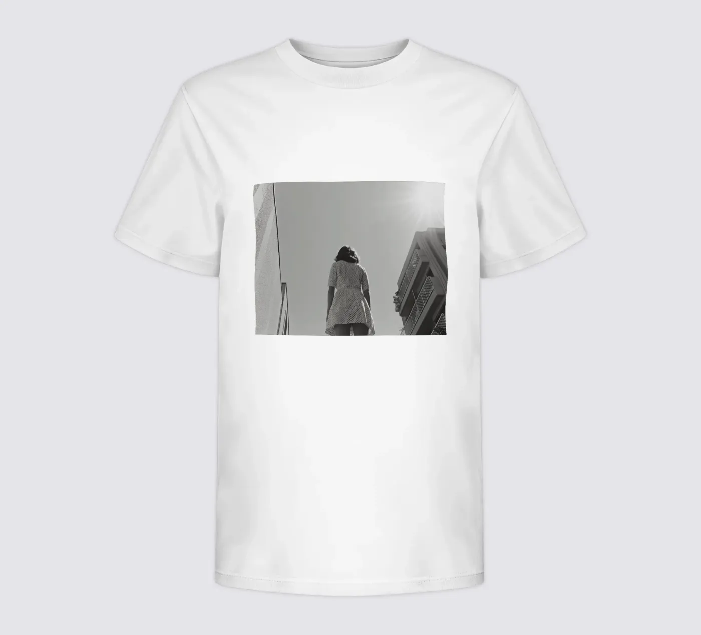 Abito bianco e nero t-shirt bambini da Black & White