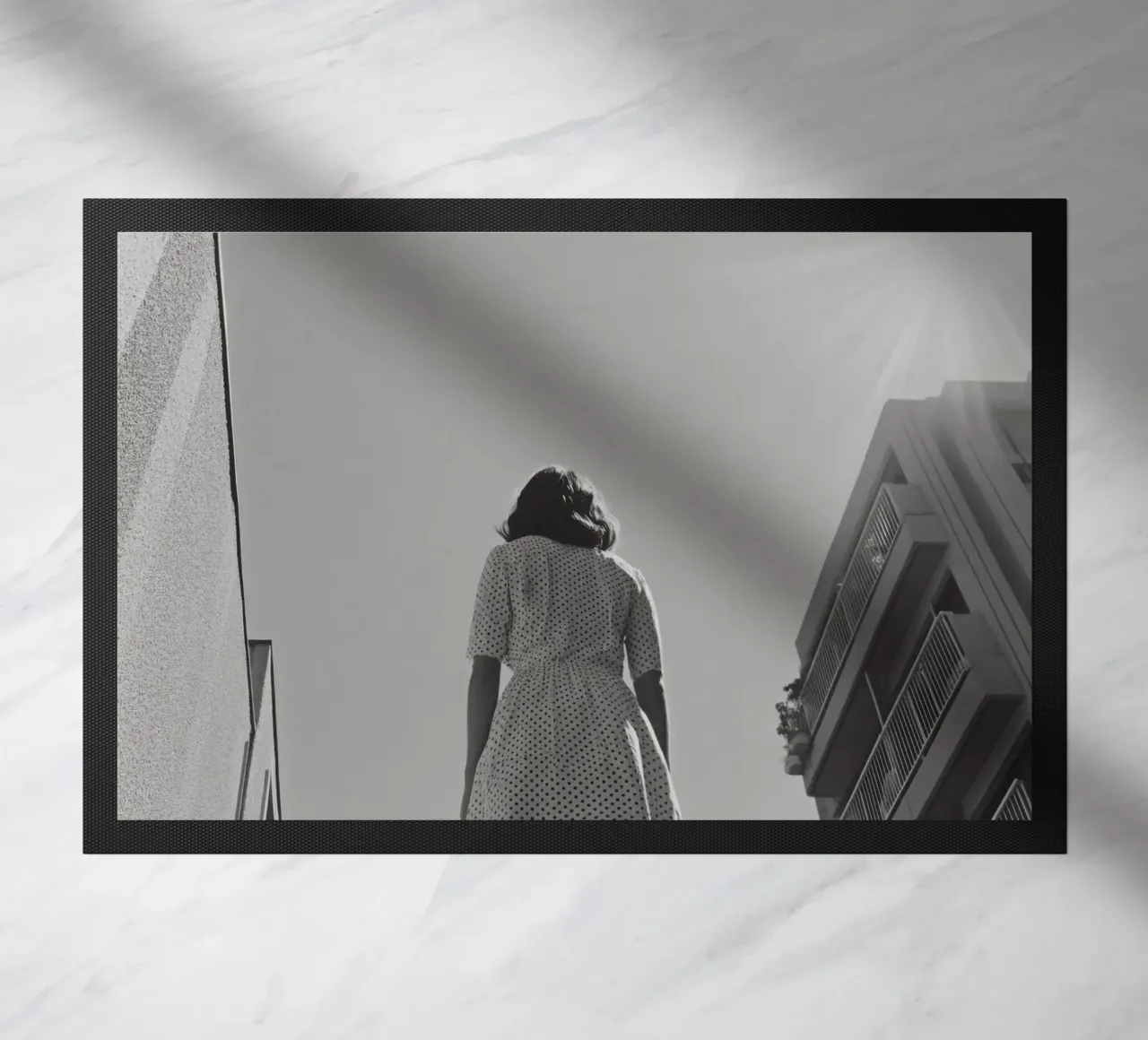 Abito bianco e nero zerbino da Black & White