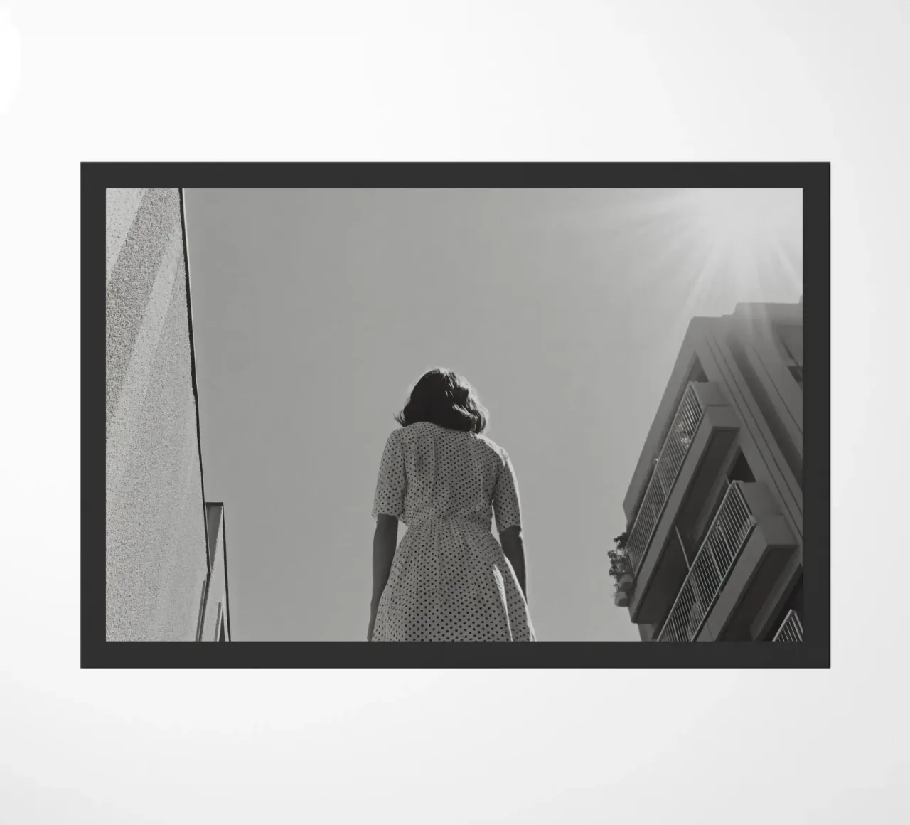 Abito bianco e nero zerbino da Black & White