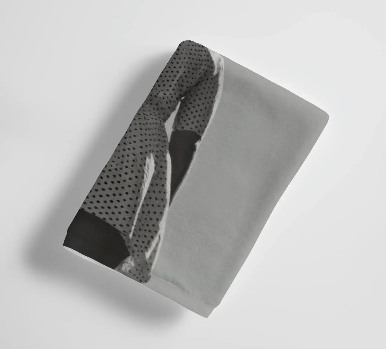 Abito bianco e nero asciugamano da bagno da Black & White