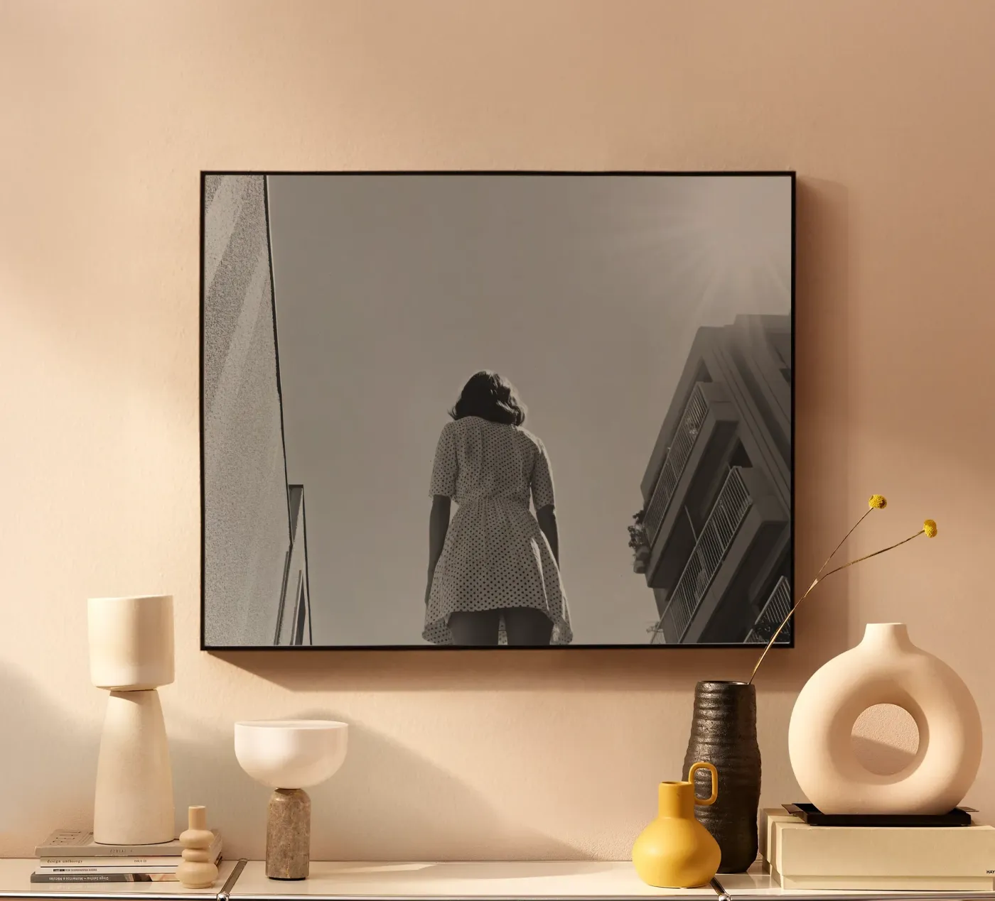 Robe noire et blanche plexiglas de Black & White