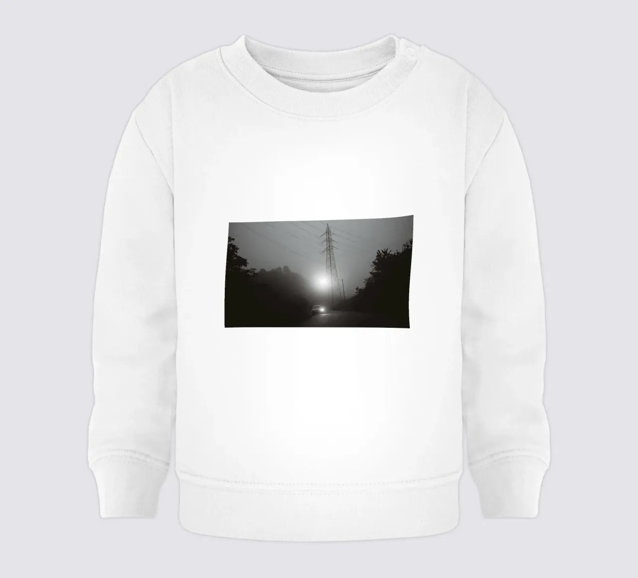 Nebbia elettrica felpa neonato da Black & White