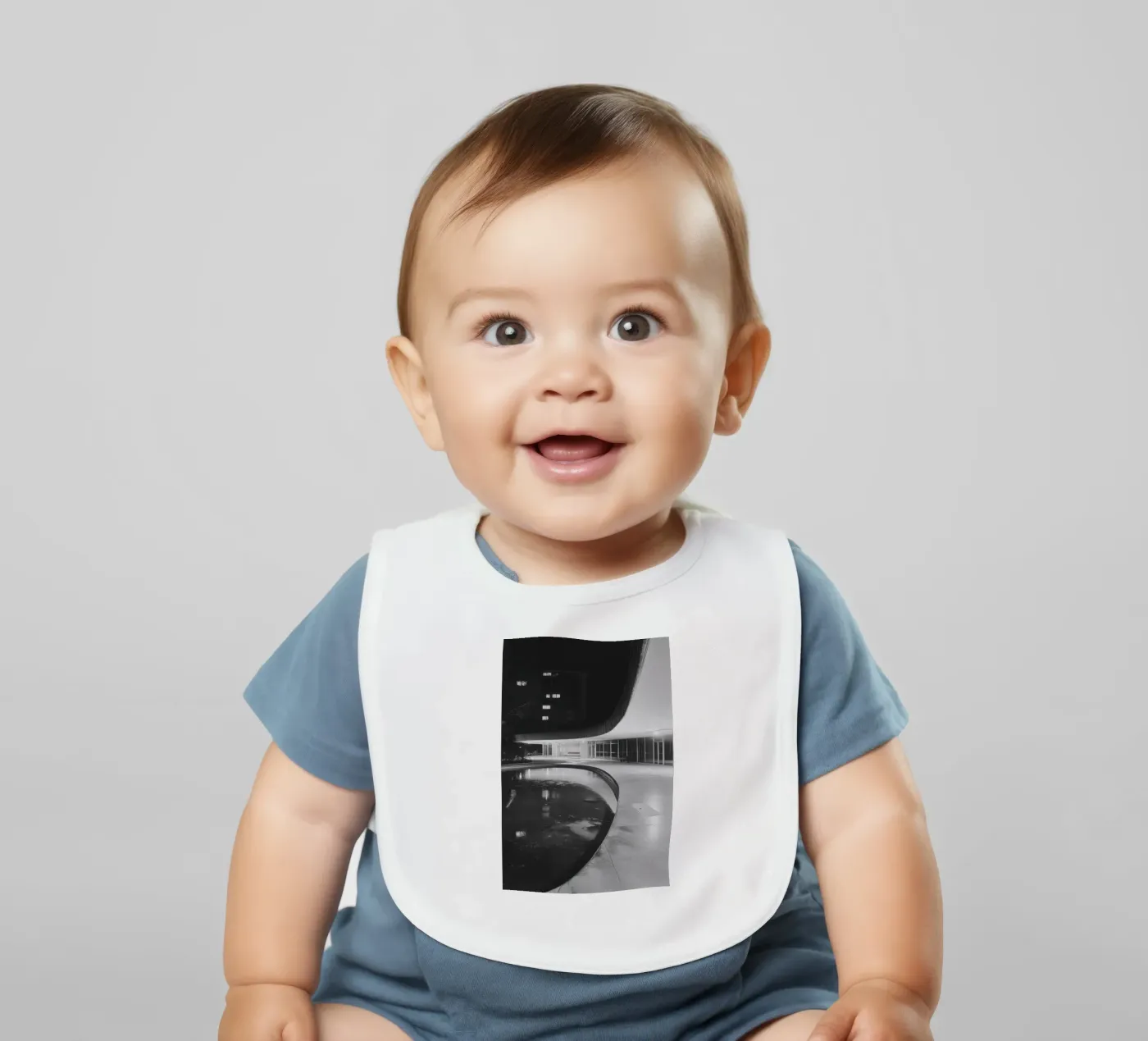 Riflessi modernisti bavaglino da Black & White