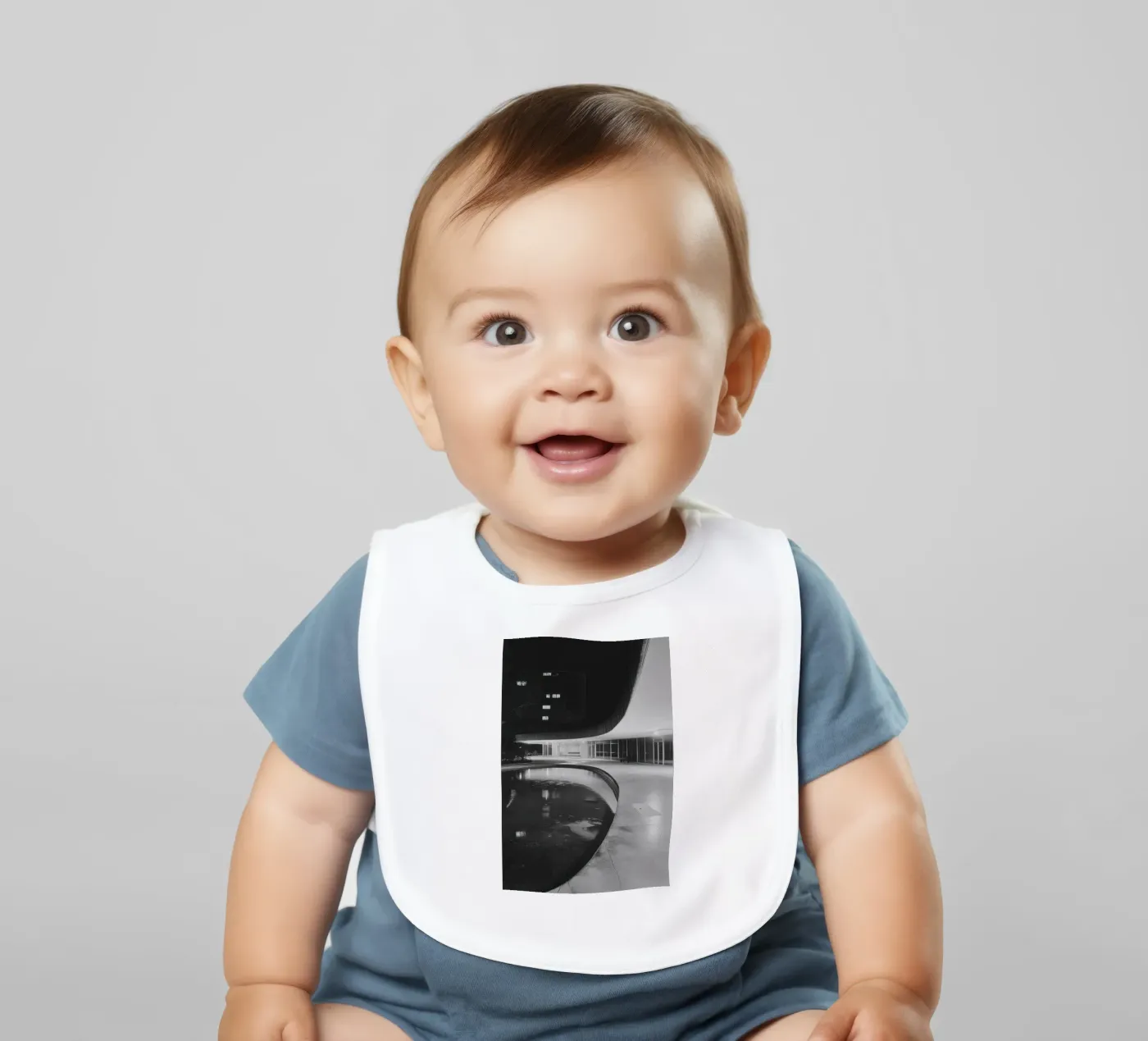 Reflets Modernistes bavaglino da Black & White