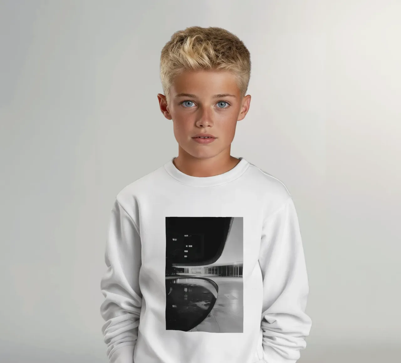 Riflessi modernisti felpa bambino da Black & White