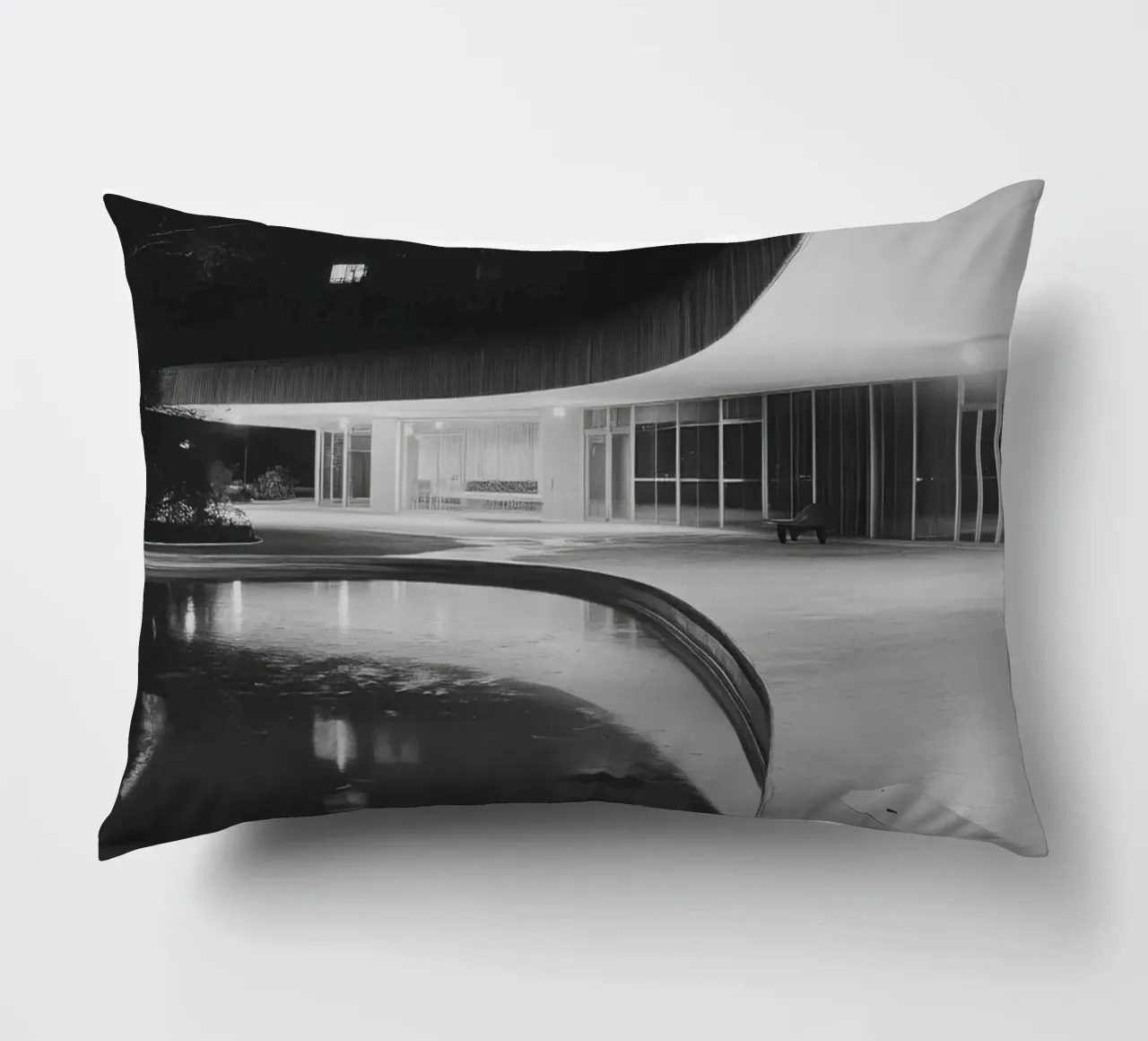 Riflessi modernisti cuscino da Black & White