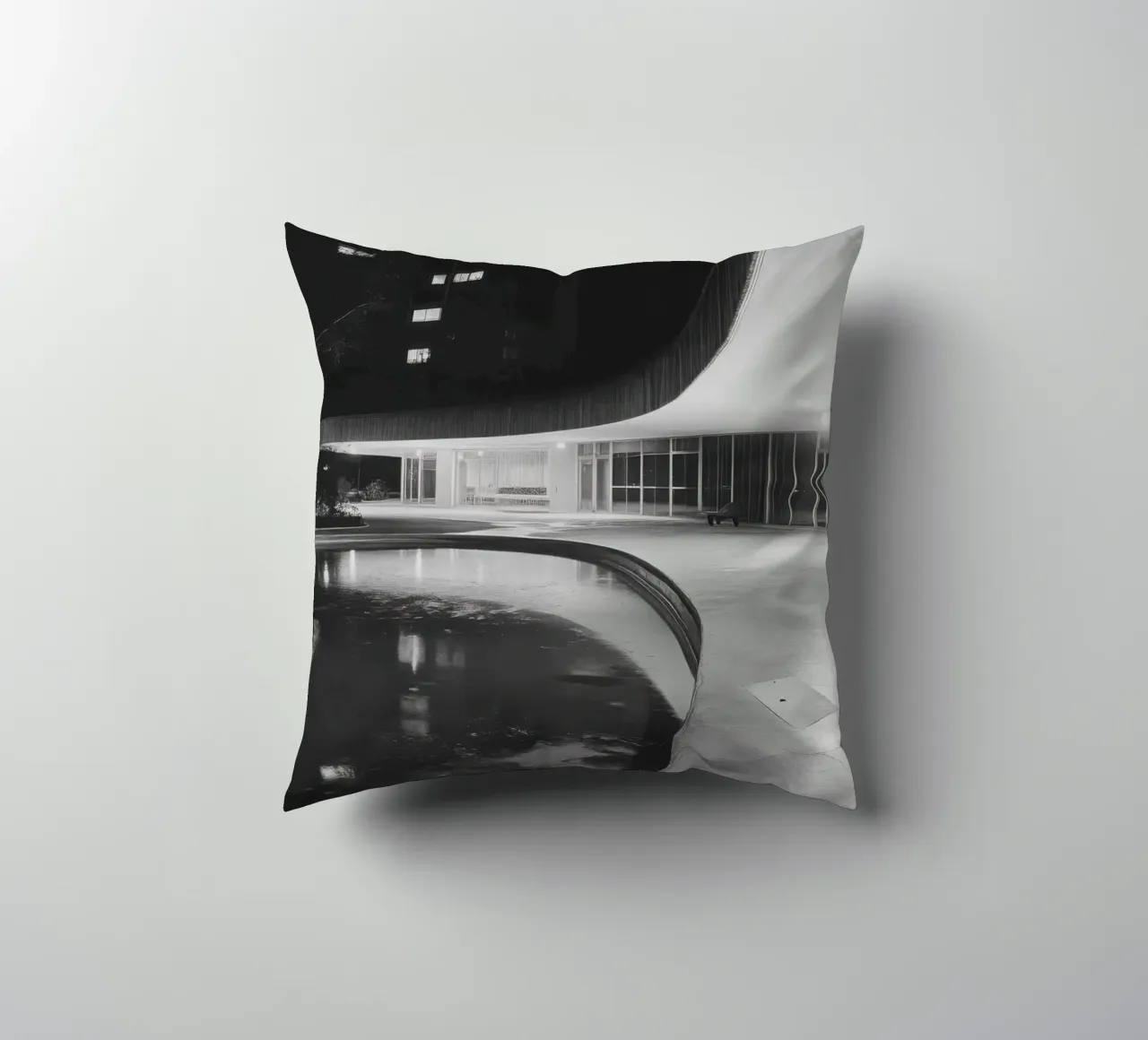 Riflessi modernisti cuscino da Black & White