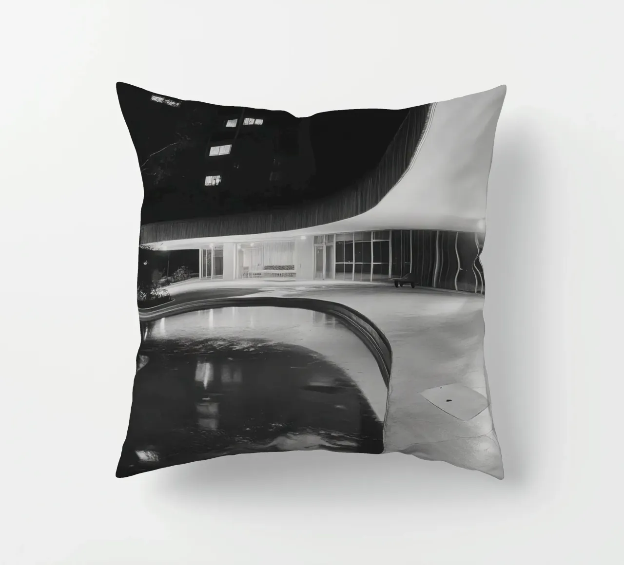 Riflessi modernisti cuscino da Black & White