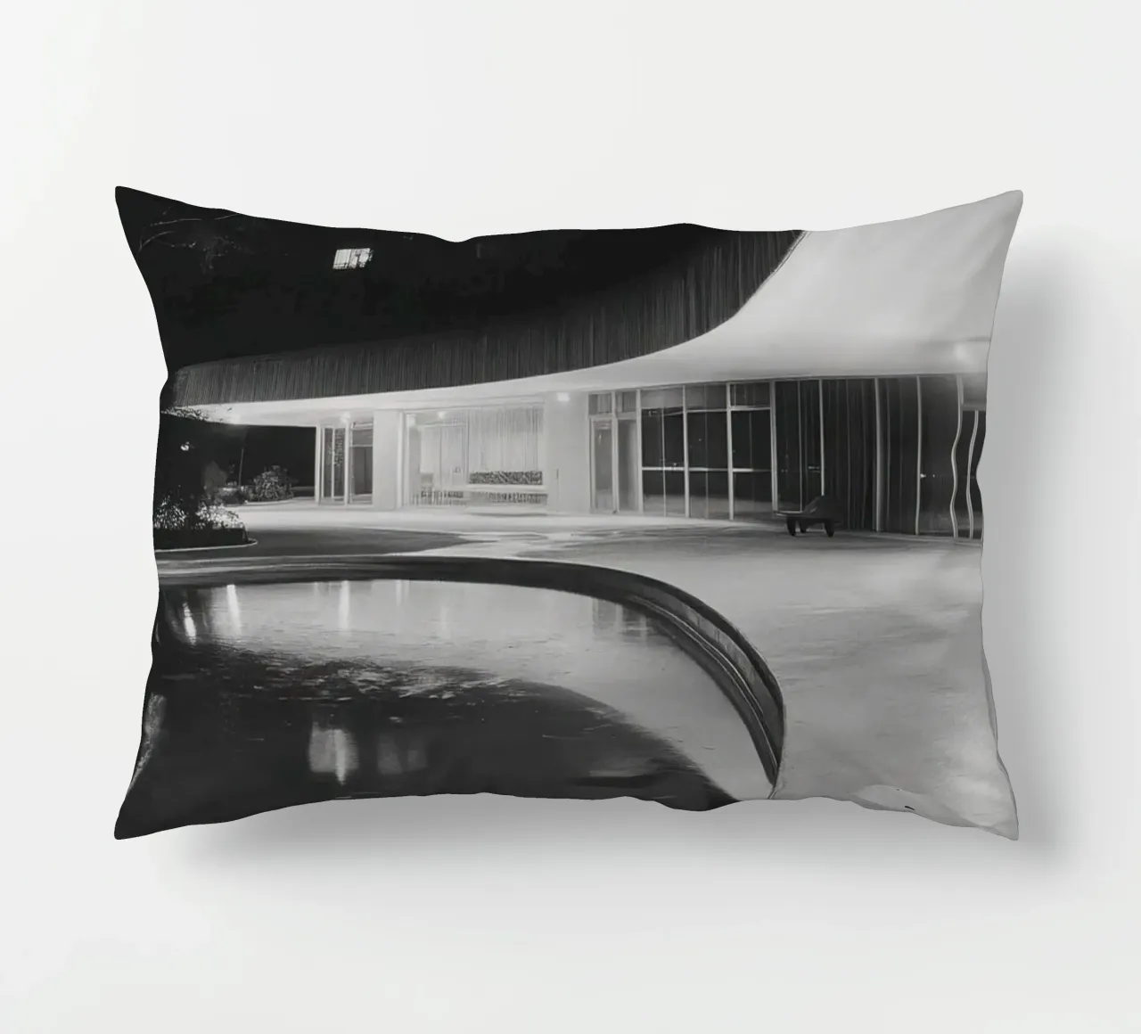Riflessi modernisti cuscino da Black & White