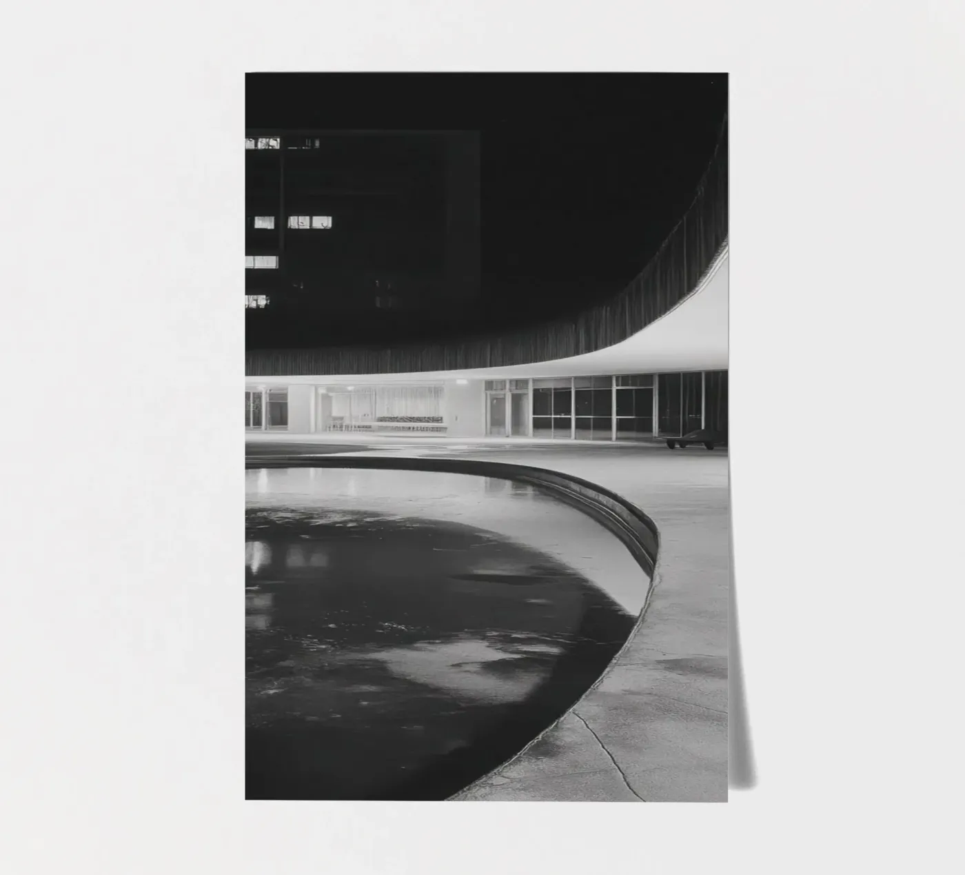 Reflets Modernistes stickervel van Black & White