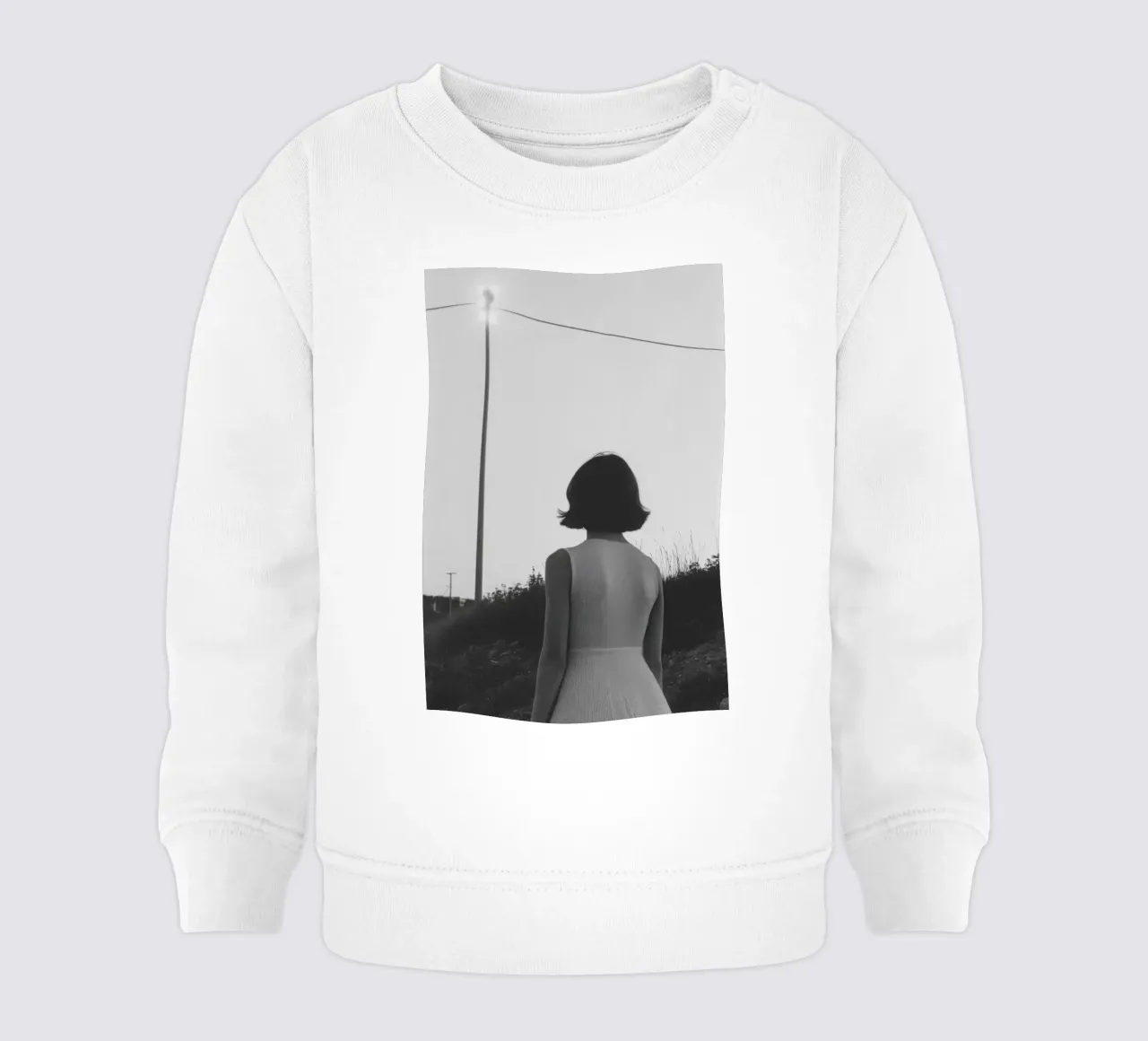 Notturno di contemplazione felpa neonato da Black & White