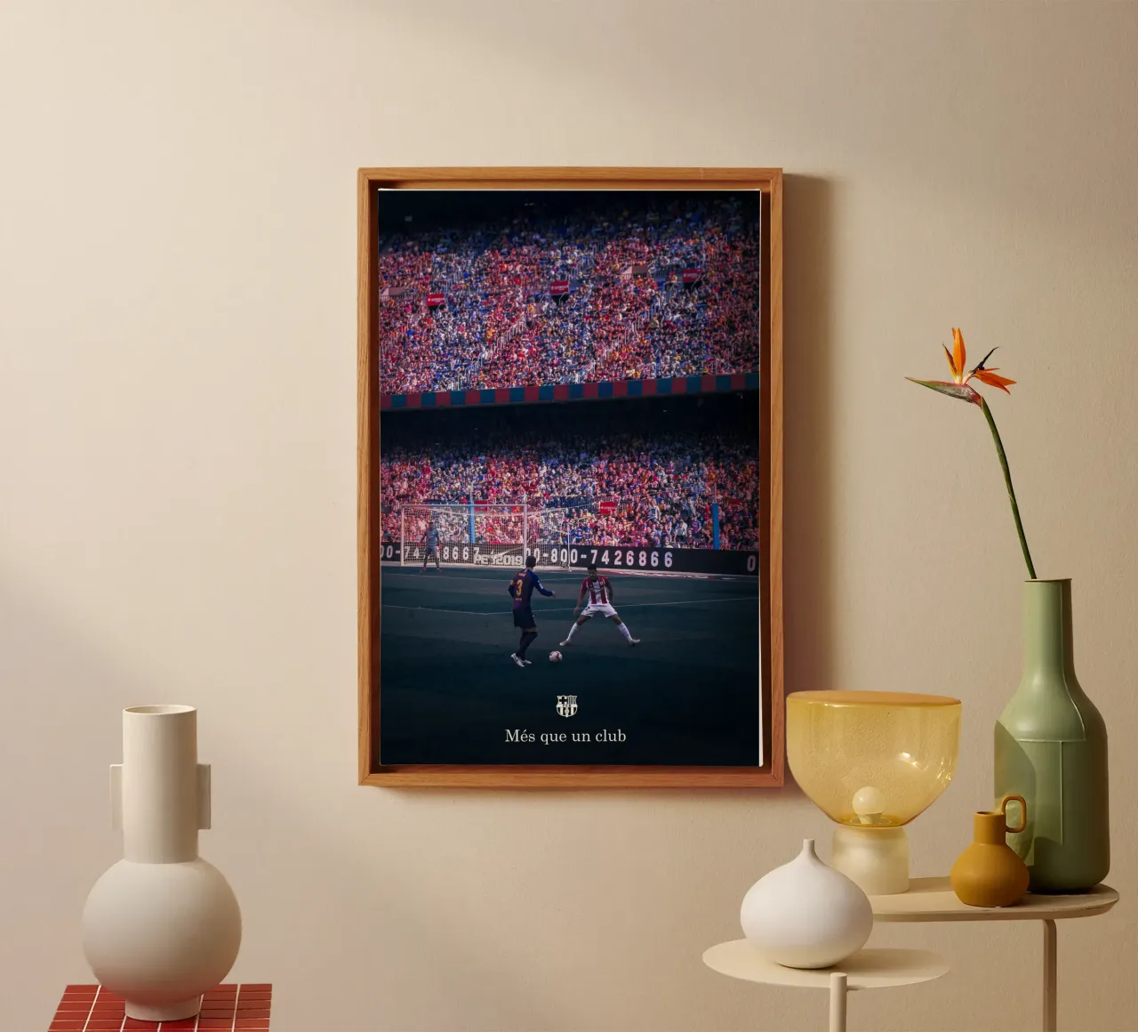 FC Barcelona - Més que un club tela con Cornice a cassetta da athlete.art
