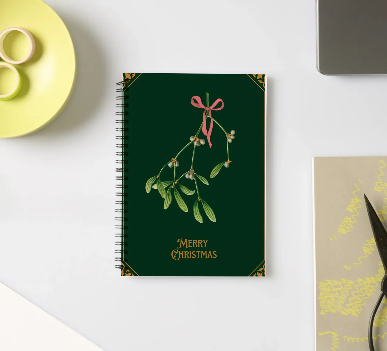 Mistelzweig spiral notebook by Luna & Noctua