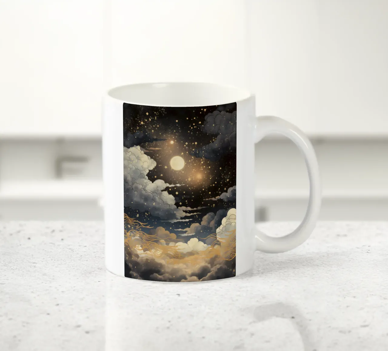 Nachthimmel tazza in ceramica da Luna & Noctua