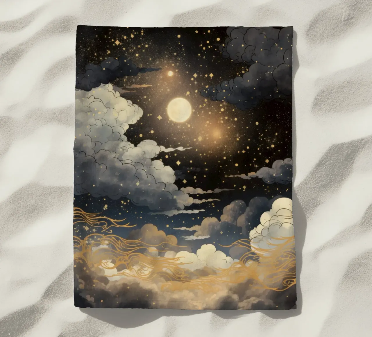 Nachthimmel telo mare da Luna & Noctua