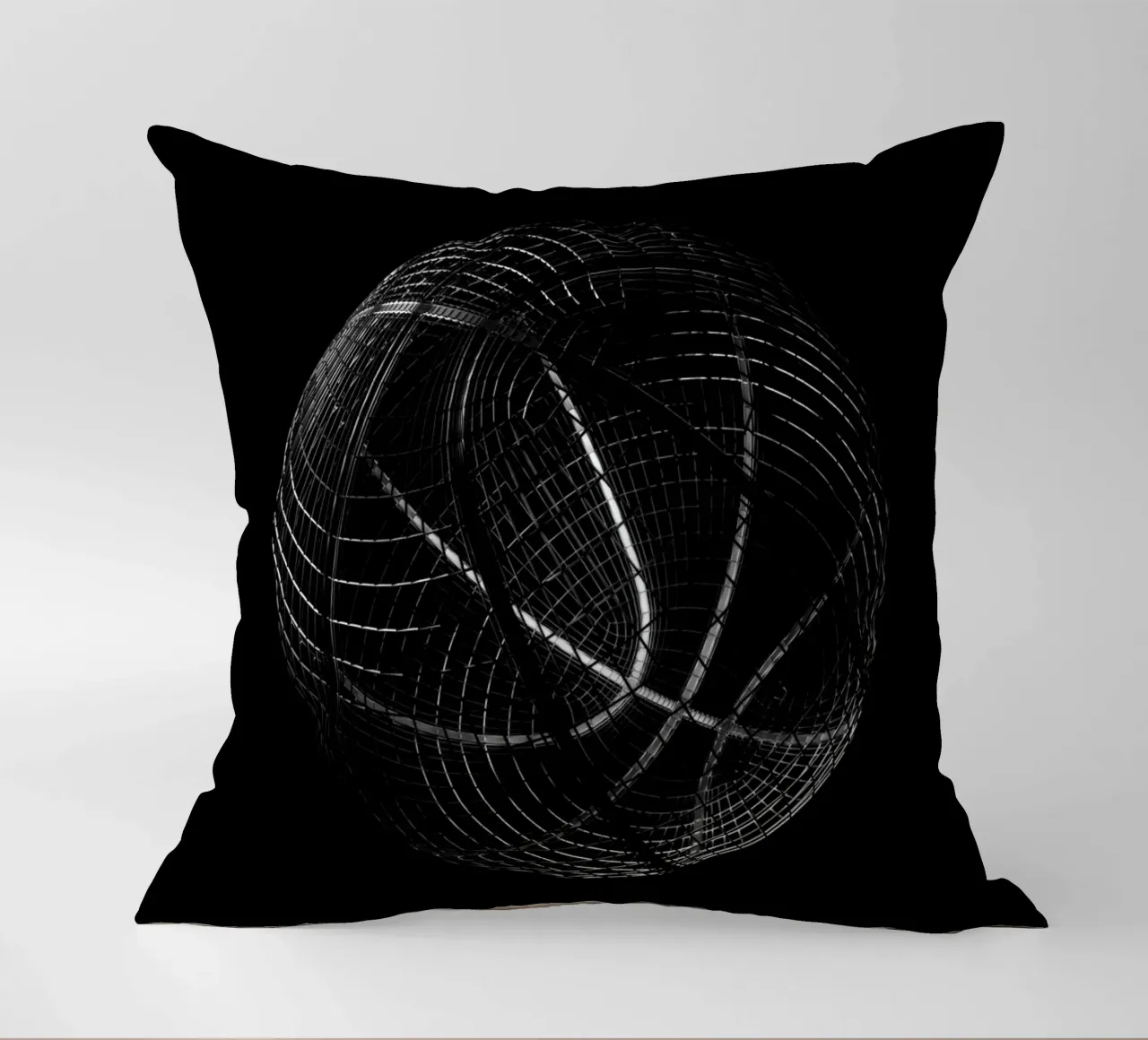 Wireframe Basketball cuscino da athlete.art