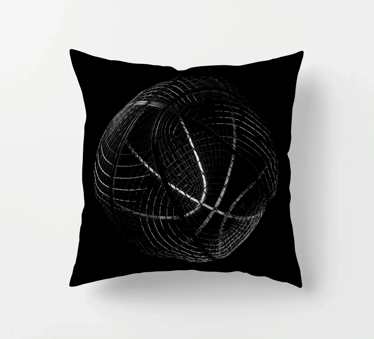 Wireframe Basketball cuscino da athlete.art