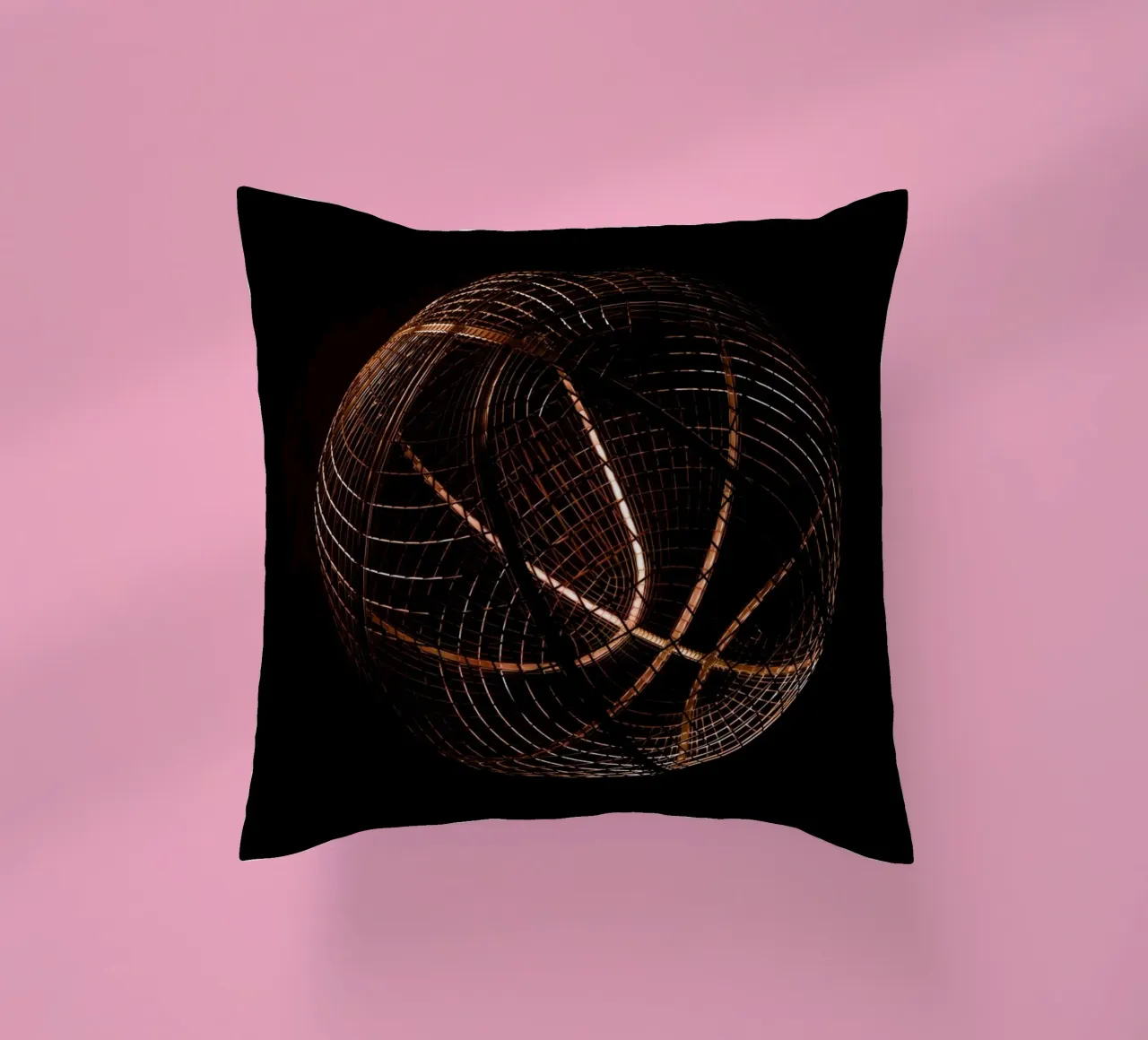 Wireframe Basketball cuscino da athlete.art