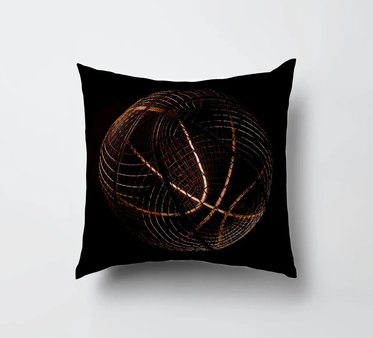 Wireframe Basketball cuscino da athlete.art