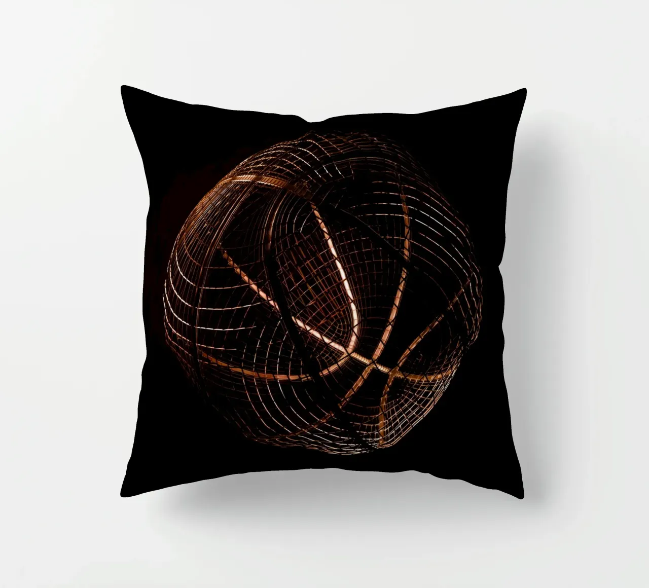 Wireframe Basketball cuscino da athlete.art