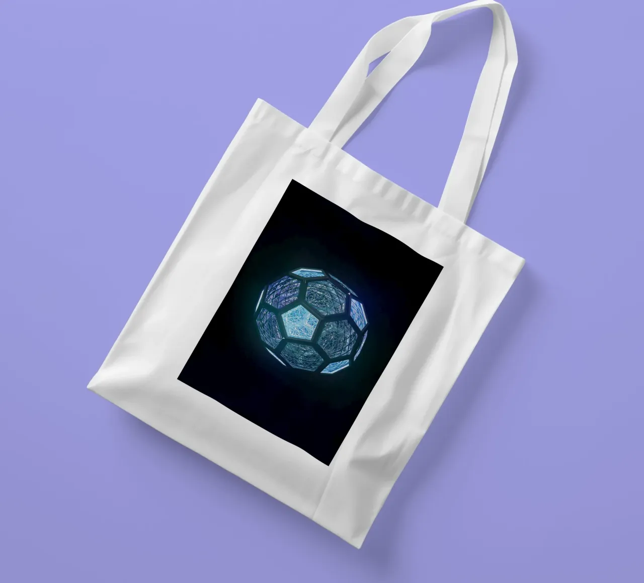 Wireframe Football borsa in juta da athlete.art