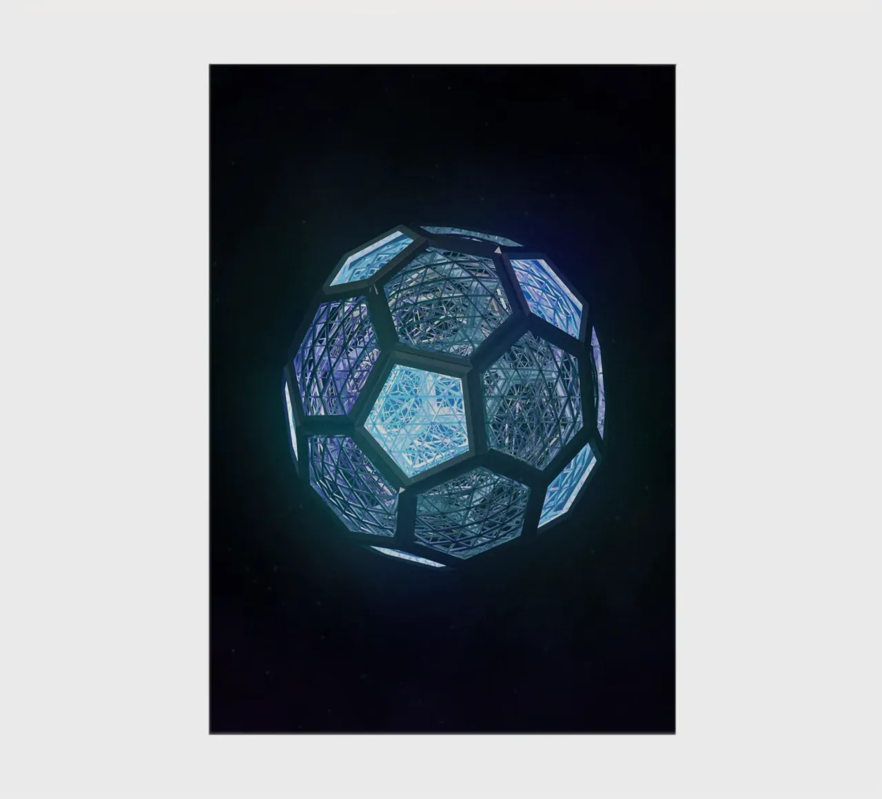 Wireframe Football notebook by athlete.art