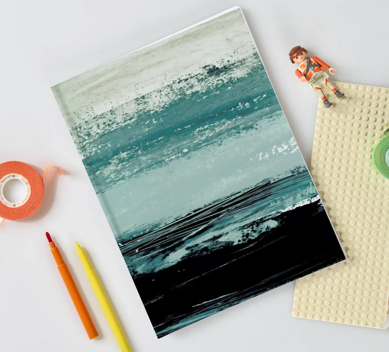 Minimalist Landscape 4 notebook by IRIS LEHNHARDT FINE ART