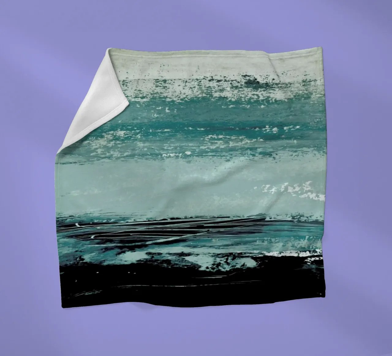 Minimalist Landscape 4 coperta in pile da IRIS LEHNHARDT FINE ART
