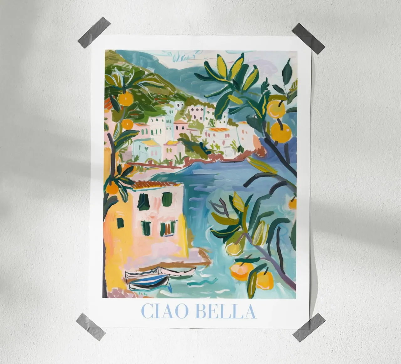 Ciao Bella Italy Illustration poster da Bella Studio