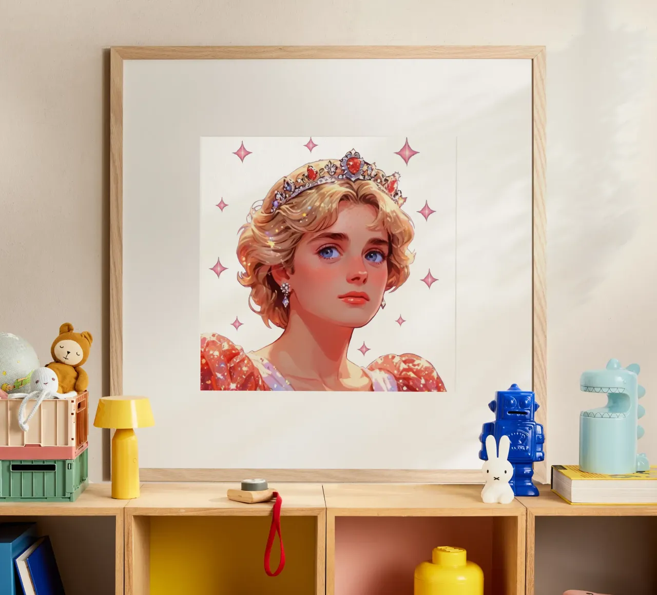 Princess Diana of Wales poster con telaio in plastica da NEKKI