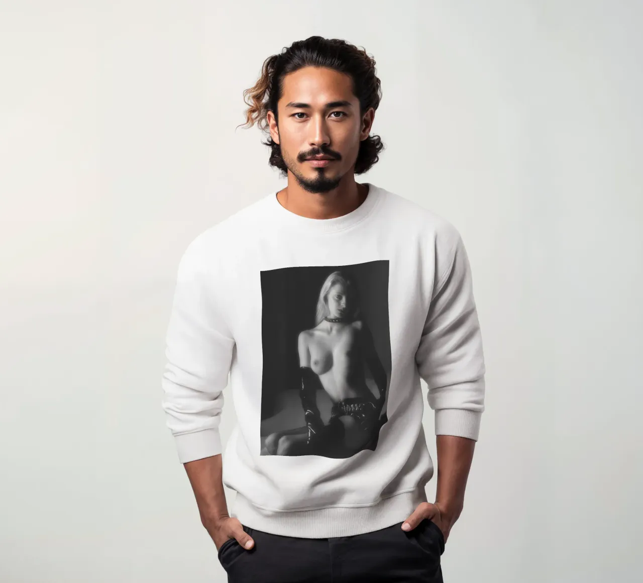 Mel sweatshirt van Dave Hare Photography