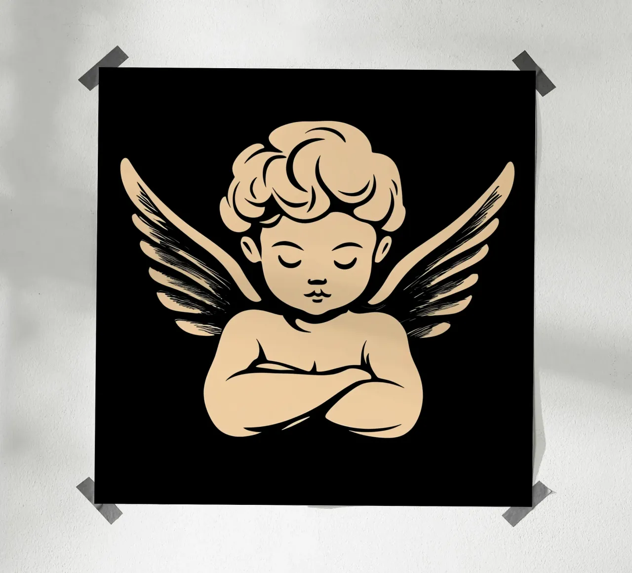 Putto | Il piccolo angelo veglia su di te poster da Autofocus