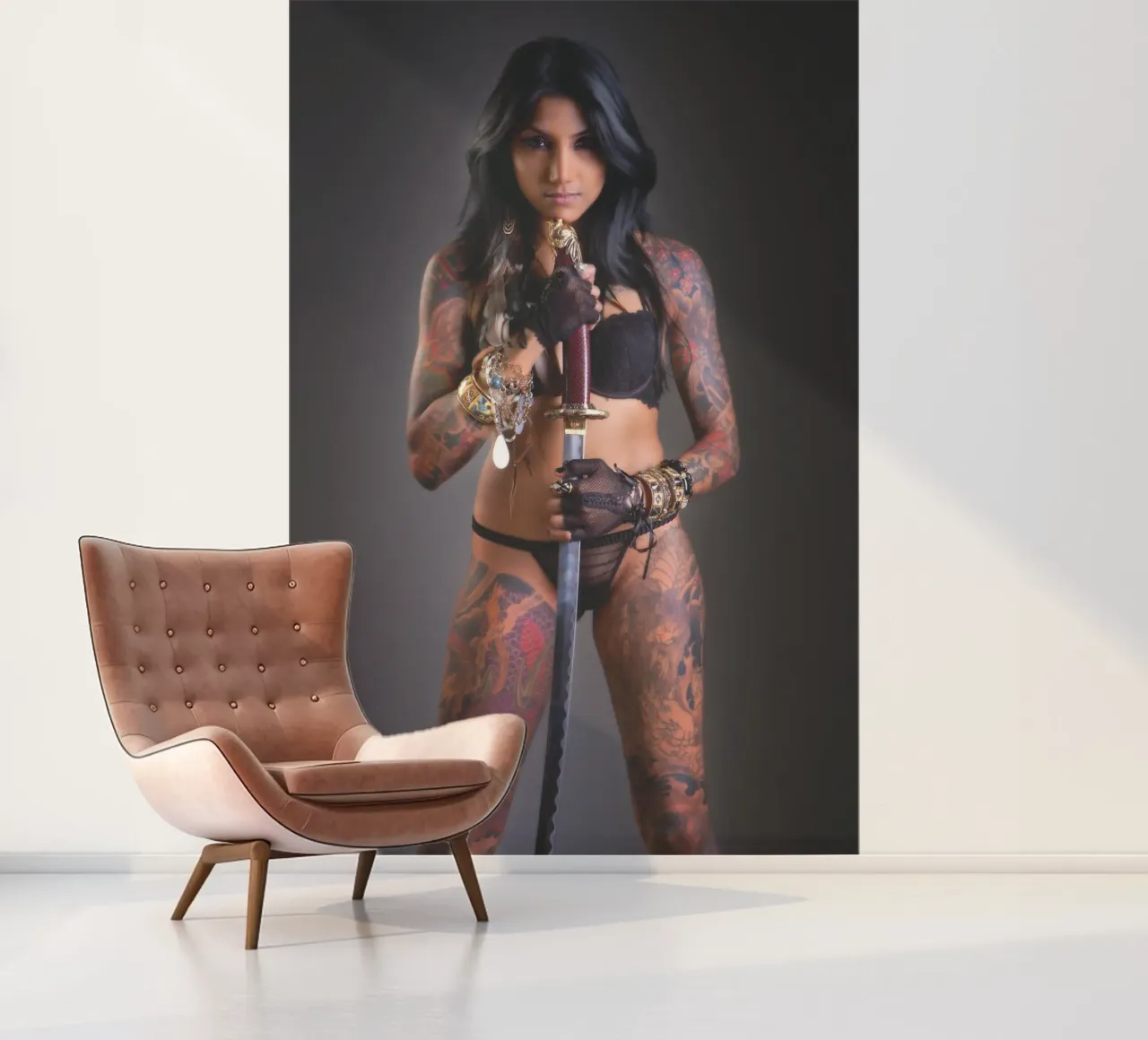 Painted Samurai photo wallpaper by Dave Hare Photography