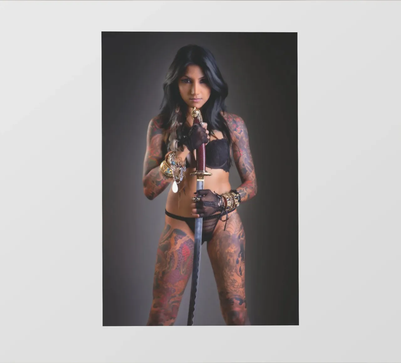 Painted Samurai photo wallpaper by Dave Hare Photography