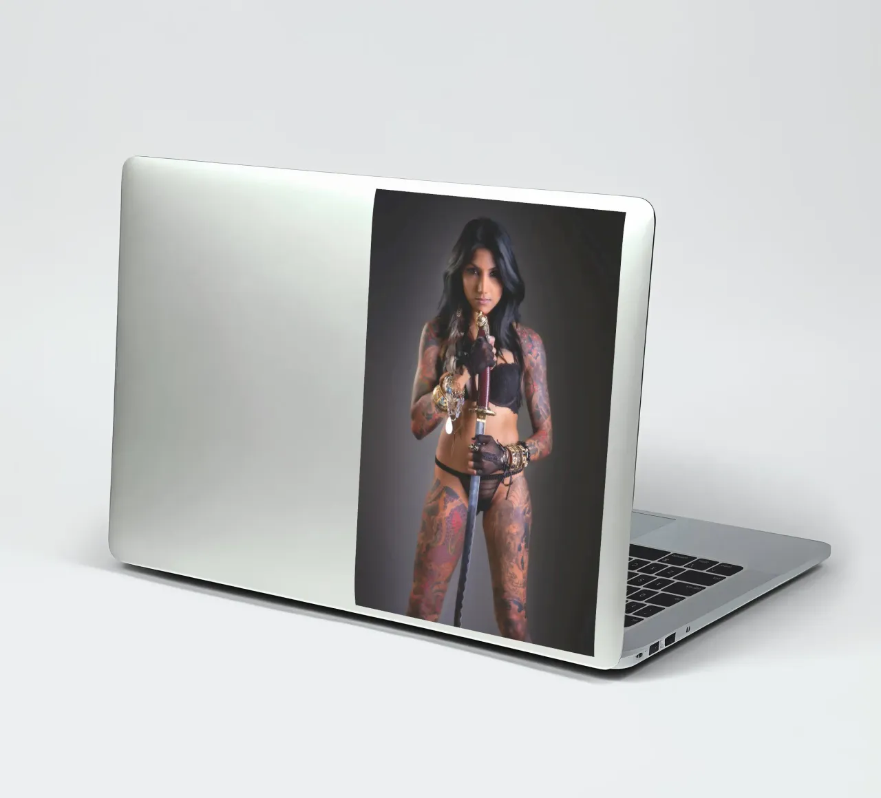 Painted Samurai sticker by Dave Hare Photography