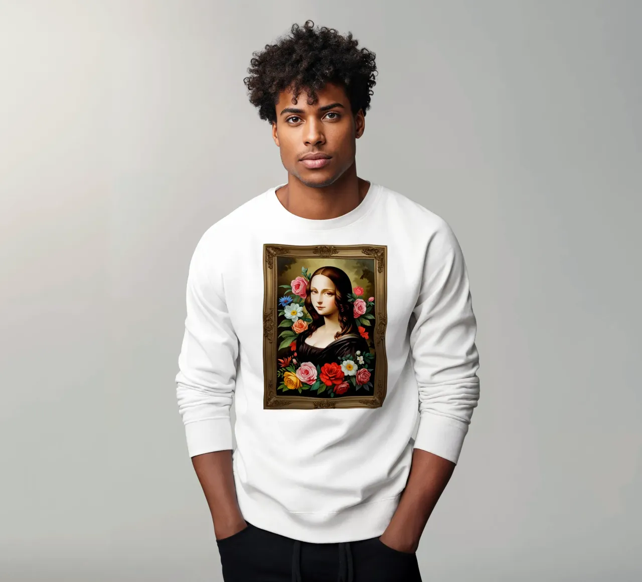 Mona Lisa - The Blooming Enigma felpa da NEKKI