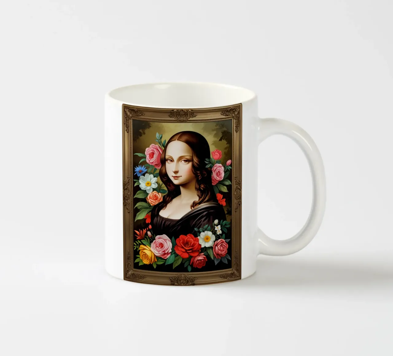 Mona Lisa - The Blooming Enigma tazza in ceramica da NEKKI