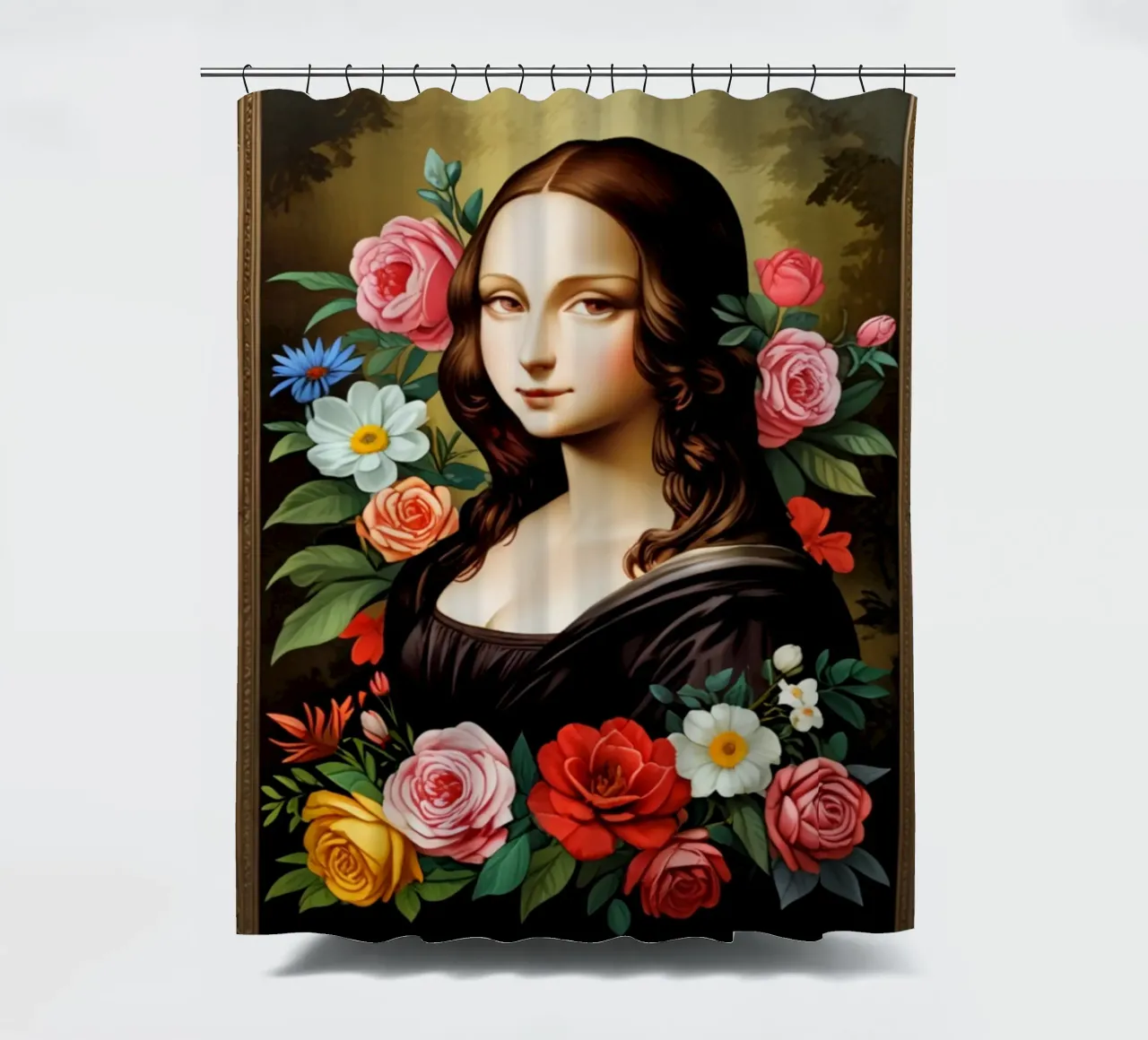 Mona Lisa - The Blooming Enigma tenda da doccia da NEKKI