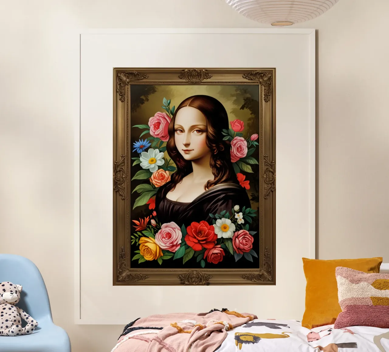 Mona Lisa - The Blooming Enigma carta hahnemühle da NEKKI